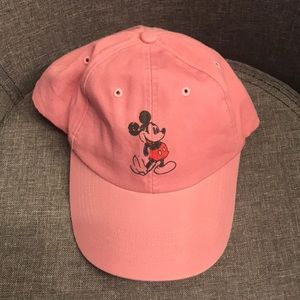 Pink Disney Mickey Mouse Vintage Baseball Hat